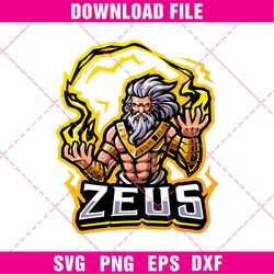 zeus esport mascot logo, zeus logo, esport logo, logo vector, mascot logo, logo png, fashion brand png- download