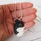 Toothless Necklace - Night Fury and Light Fury together Love  - Train dragon gift  8.JPG