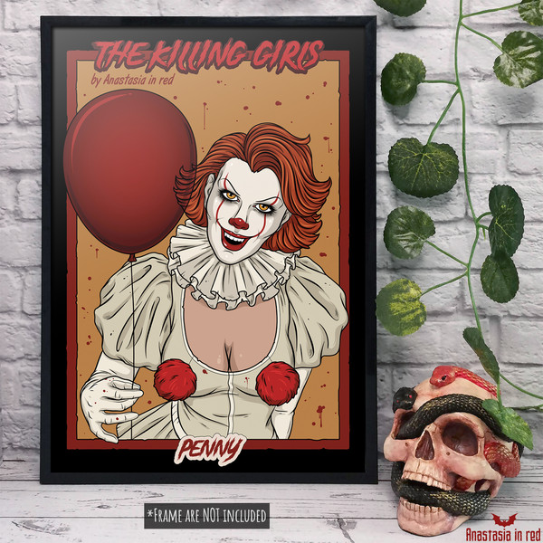 Penny, horror movie inspired poster