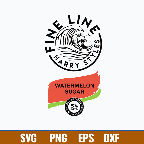 Fine Line Harry Styles Watermelon Sugar Svg, Png Dxf Eps File.jpg