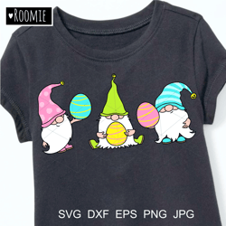 Easter Svg, Easter Gnomes Svg, Happy Easter Clipart, Easter Shirt Design sublimation, easter egg  Dxf Png CutFile Spring