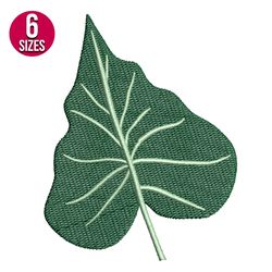Tropical Leaf embroidery design, Machine embroidery design, Instant Download