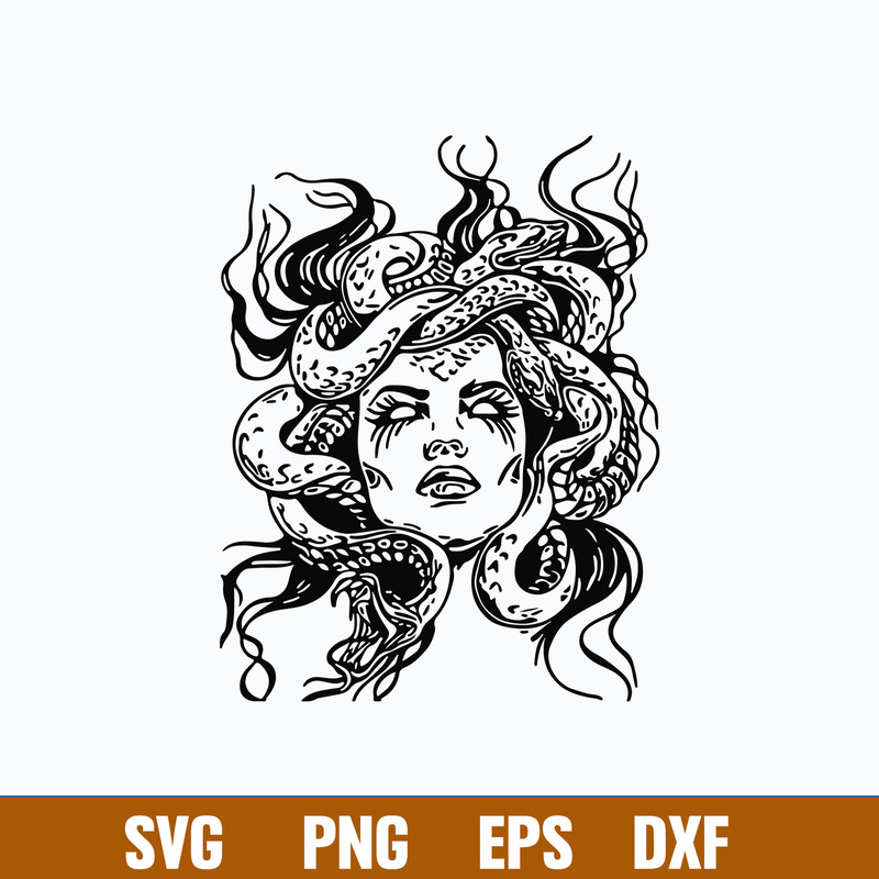 Goddess Medusa Svg, Medusa Svg, Witch Svg, Halloween Svg, Png Dxf Eps File.jpg