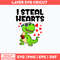 I Steal Hearts Trex Dino Svg, Dinosaur Love Svg, Png Dxf Eps File.jpg