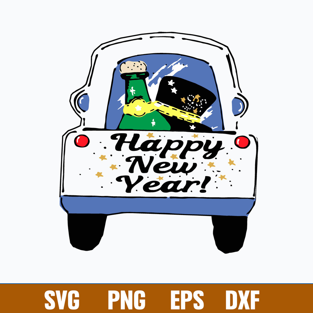 Happy New Year 2022 Svg, Car Svg, png Dxf Eps File.jpg