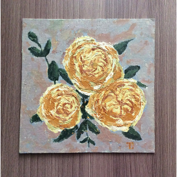 peony yellow roses oil painting 3.jpg
