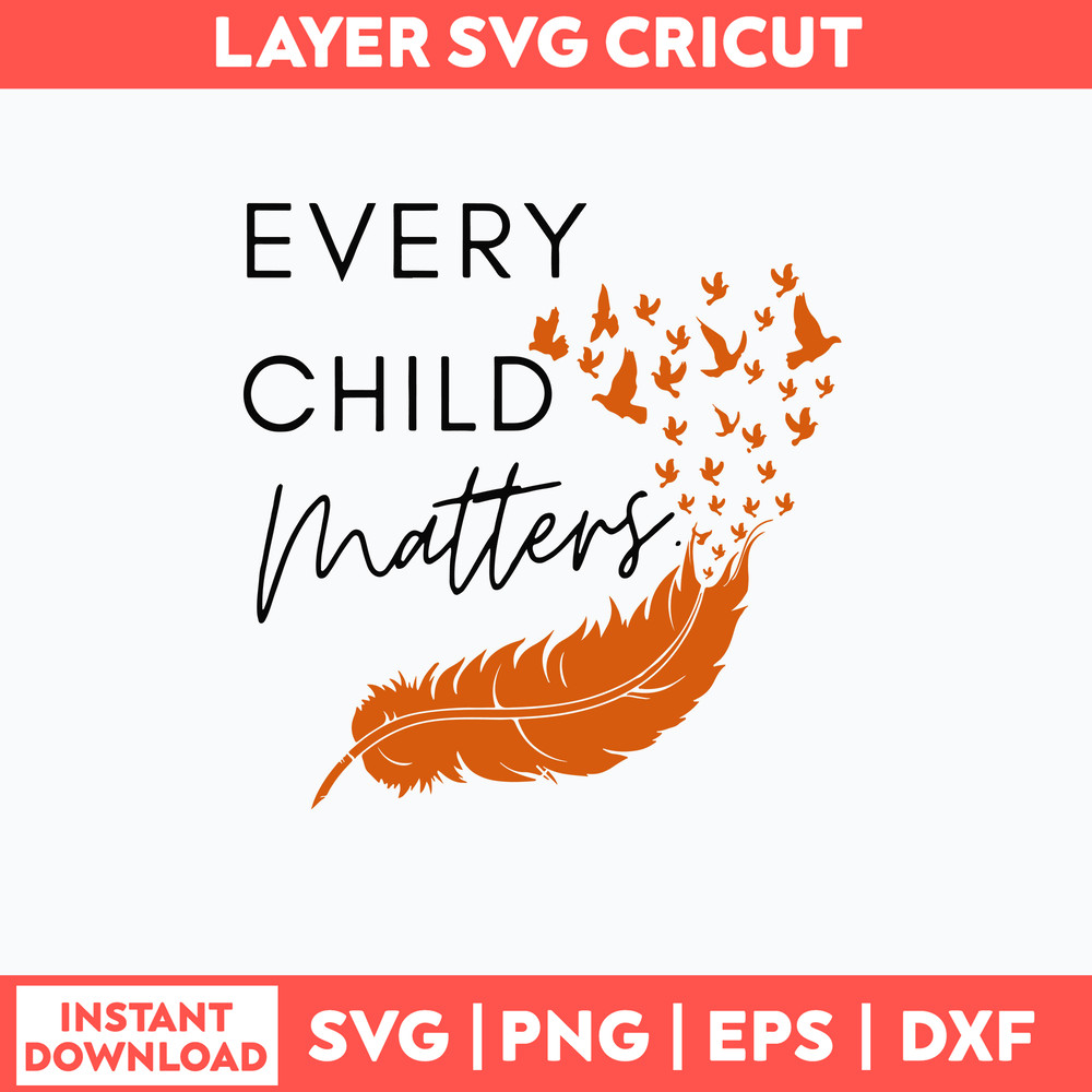 Indigenous Canada Every Child Matters Svg, Png Dxf Eps File.jpg