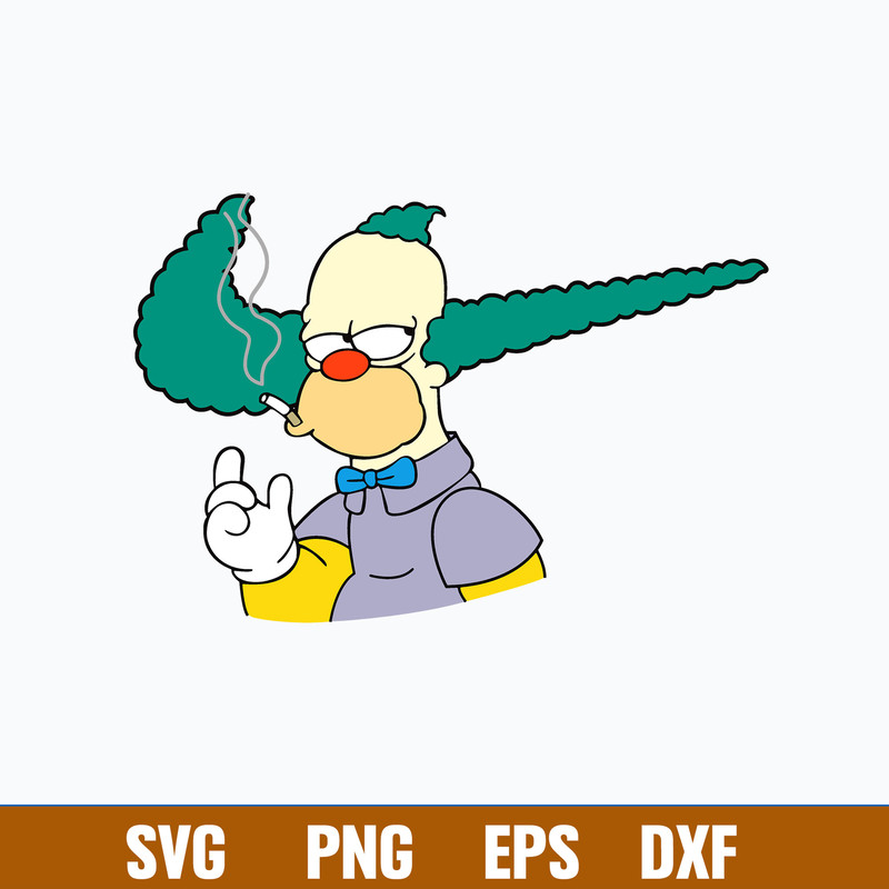 Homer Simpson Nike Svg, Homer Simpson Svg, Png Dxf Eps File.jpg