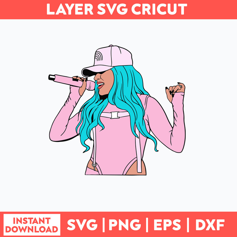 Karol G Svg, La Bichota Svg, Png Dxf Eps FIle.jpg