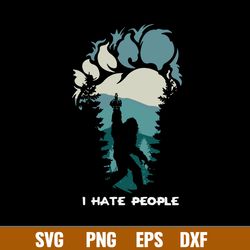 I Hate People Svg, Gorillas Svg, Png Dxf Eps File