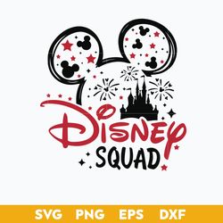 disney squad svg, mickey disney castle svg, mickey mouse svg, disney svg png dxf eps digital file