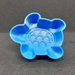turtle bath bomb mold stl file for 3d printing