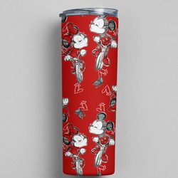 retro mickey premium skinny tumbler wrap 20 ounce tumbler wrap png clipart image seamless image