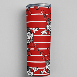 Retro Mickey Premium Skinny Tumbler wrap 20 ounce tumbler wrap png clipart image seamless image