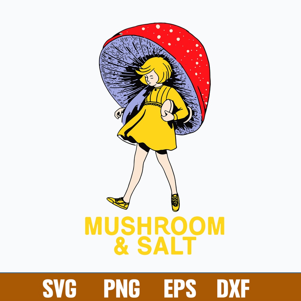 Mushroom And Salt Svg, Mario Mushroom Svg, Png Dxf Eps Digital File.jpg