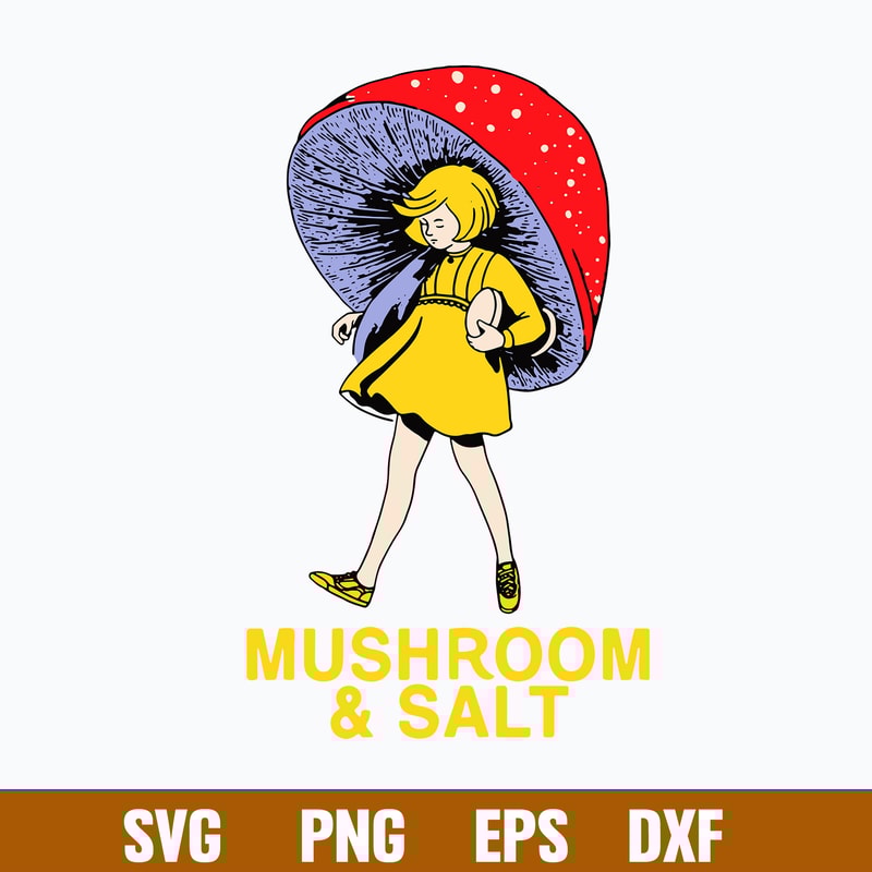 Mushroom And Salt Svg, Mario Mushroom Svg, Png Dxf Eps Digital File.jpg