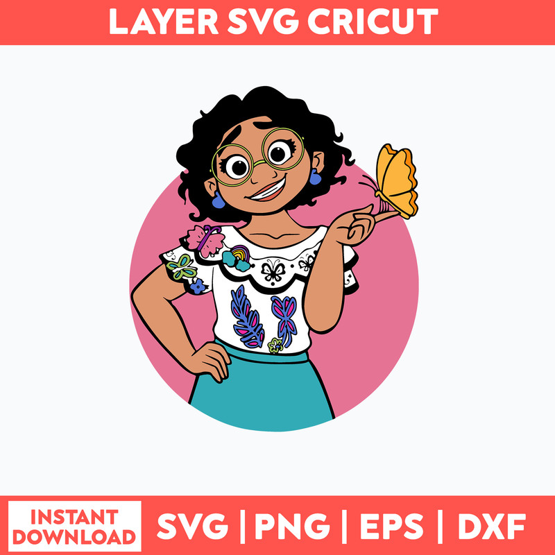 Mirabel Madrigal Encanto Svg, Encanto Characters Svg, Disney Svg, Png Dxf Eps File.jpg