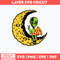 Moon Alien Eating Pizza Peace Svg, Alien Svg, Png Dxf Eps File.jpg