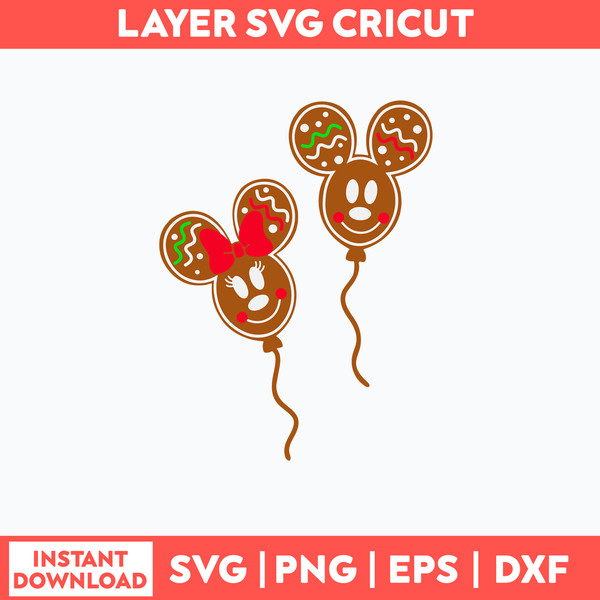 Mouse Head Gingerbread Svg, Mickey And Minie Svg, Png Dxf Eps File.jpg