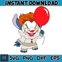 halloween stitch svg, stitch halloween svg, stitch cut file, horror movies svg, blue alien svg, halloween svg (11)