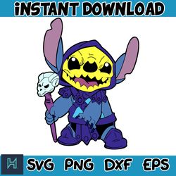 halloween stitch svg, stitch halloween svg, stitch cut file, horror movies svg, blue alien svg, halloween svg (6)