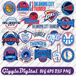 oklahoma city thunder bundle, oklahoma city thunder svg, basketball team svg, basketball svg, nba svg, nba logo, nba tea