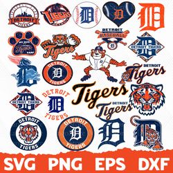Detroit Tigers bundle, Detroit Tigers Logo svg, Detroit Tigers png, Cricut Detroit Tigers, Detroit Tigers Logo, mlb Team