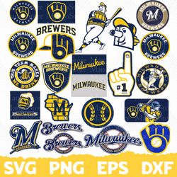Milwaukee Brewers bundle, Milwaukee Brewers Logo svg, Milwaukee Brewers png, Cricut Milwaukee Brewers, Milwaukee Brewers