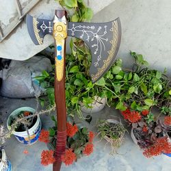 god of war, leviathan axe, scandinavian axe, axe, norse axe, scandinavian axe, celtic axe, battle axe, war axe , gift fo