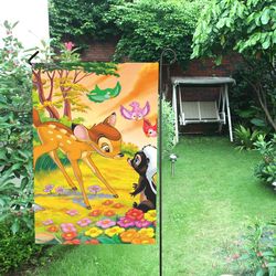 Bambi Garden Flag (Two Sides Printing, without Flagpole)
