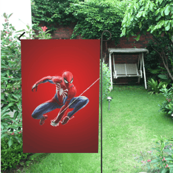 Spiderman Garden Flag (Two Sides Printing, without Flagpole)