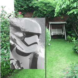Stormtrooper Garden Flag (Two Sides Printing, without Flagpole)