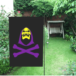 Skeletor Garden Flag (Two Sides Printing, without Flagpole)