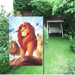 Lion King Garden Flag (Two Sides Printing, without Flagpole)