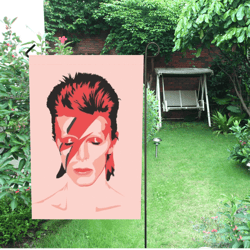 David Bowie Garden Flag (Two Sides Printing, without Flagpole)