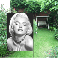 Marilyn Monroe Garden Flag (Two Sides Printing, without Flagpole)