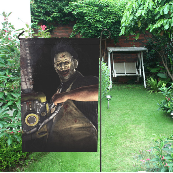 Leatherface Garden Flag.png
