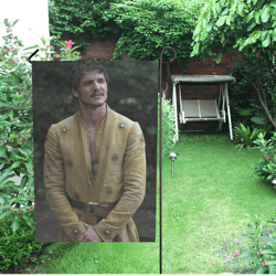 Pedro Pascal Garden Flag (Two Sides Printing, without Flagpole)