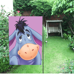 Eeyore Garden Flag (Two Sides Printing, without Flagpole)