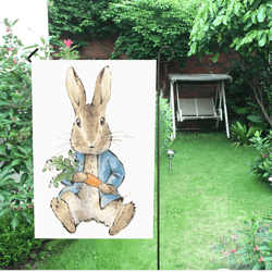 Peter Rabbit Garden Flag (Two Sides Printing, without Flagpole)