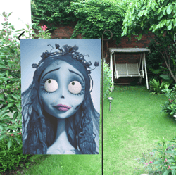 Corpse Bride Garden Flag (Two Sides Printing, without Flagpole)