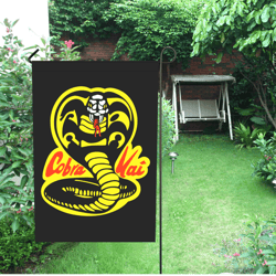 Cobra Kai Garden Flag (Two Sides Printing, without Flagpole)
