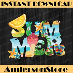 hello summer png | retro vintage summer png | summer t shirt design | beach png | summer vibes png | png for sublimation