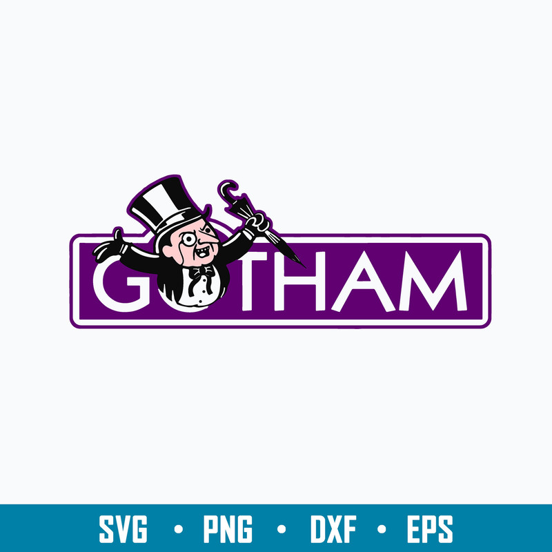 Gotham Gothopoly Svg, Gotham Svg, Png Dxf Eps File.jpg