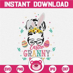 easter granny bunny - sublimation png - digital download - digital design - printable - waterslide - easter - rabbit - l