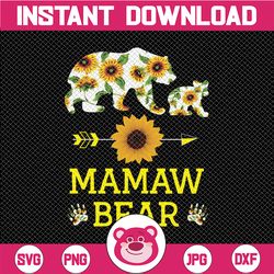 Mama Bear PNG, PNG graphics, waterslide images, sublimation, mama bear decal, mama bear,mama bear tumblers, happy mother