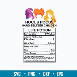 hocus pocus hard seltzer svg, hocus pocus svg, png dxf eps file