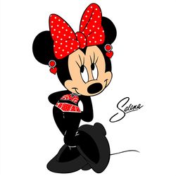 selena mickey black svg,minnie mouse svg,selena minnie svg,dancer minnie svg,disney vacation svg,svg cricut, silhouette