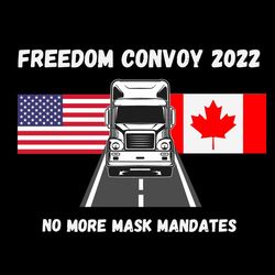 freedom convoy no more mask mandates america canada svg