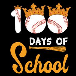happy 100th day of school baseball svg, trending svg, teacher svg, school svg